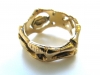 A Gold Skeleton Ring-4
